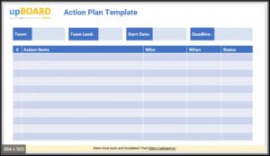 Project Action Item Tracker Excel (Log +Minutes of Meeting)